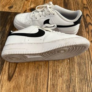Nike White and Black Athletic Shoes